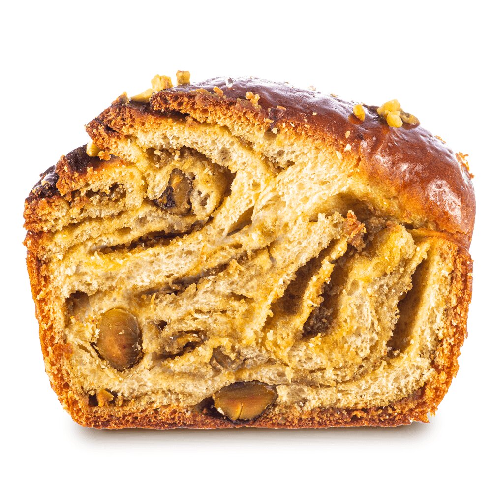 Babka cu Fistic și Ciocolată Albă (450g)